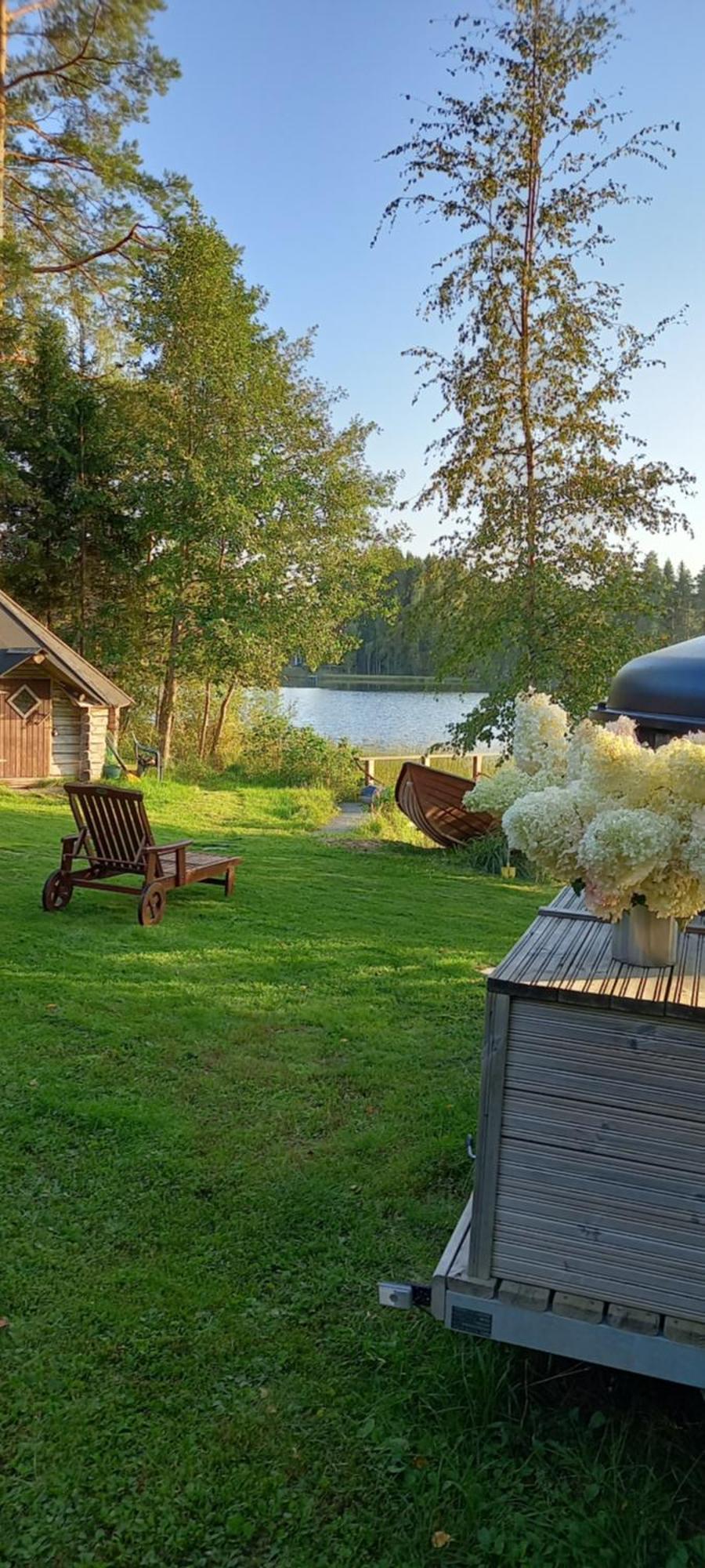 Private Lakeside Holiday Property In Nature Kankaanpaa Exterior photo